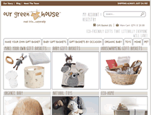 Tablet Screenshot of ourgreenhouse.com